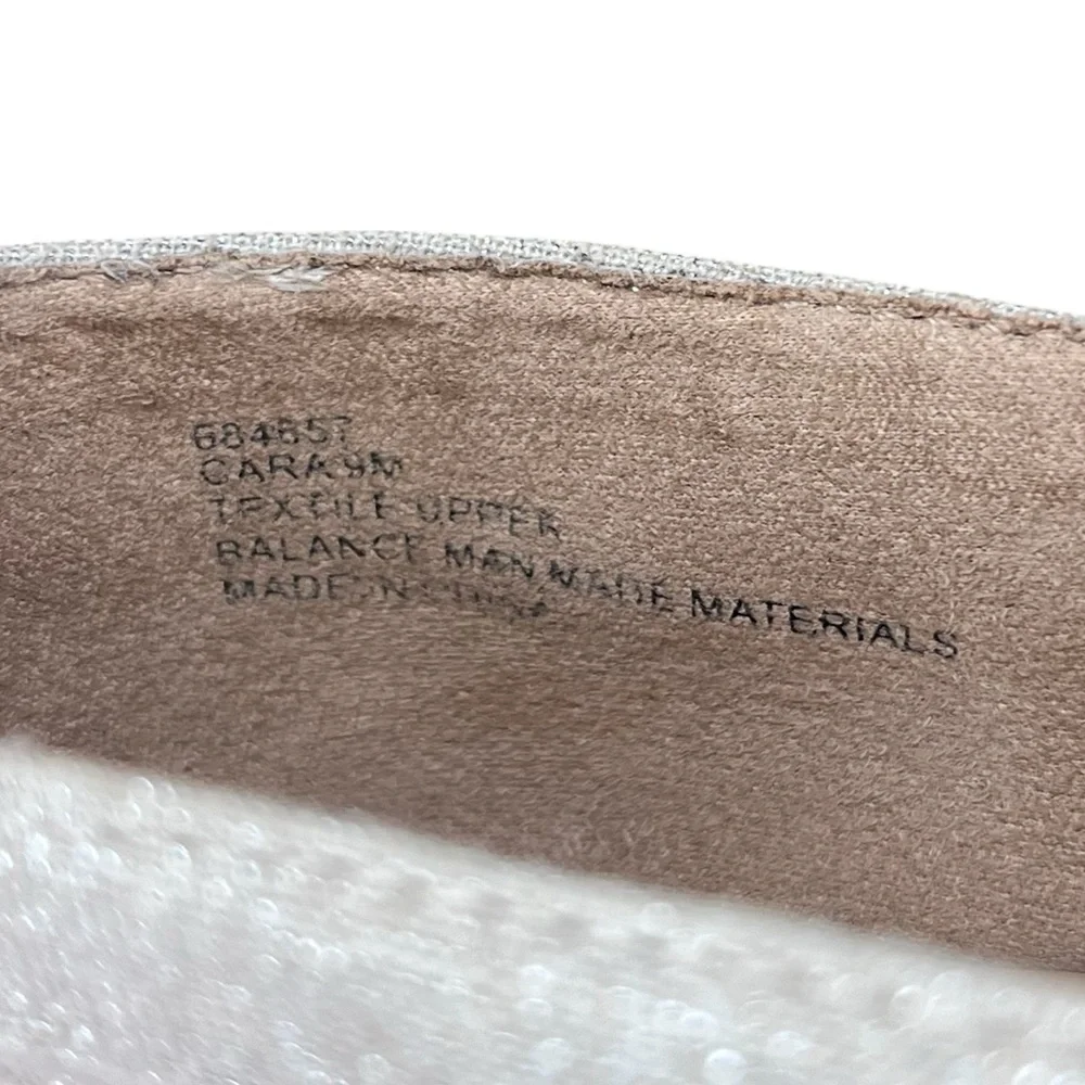 Joie Cara Metallic Beige Espadrille Flats
